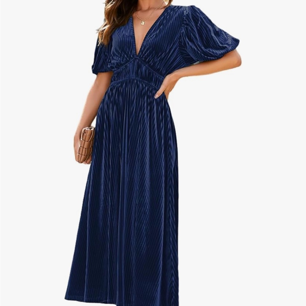 Amazon Women's Navy Maxi Dress